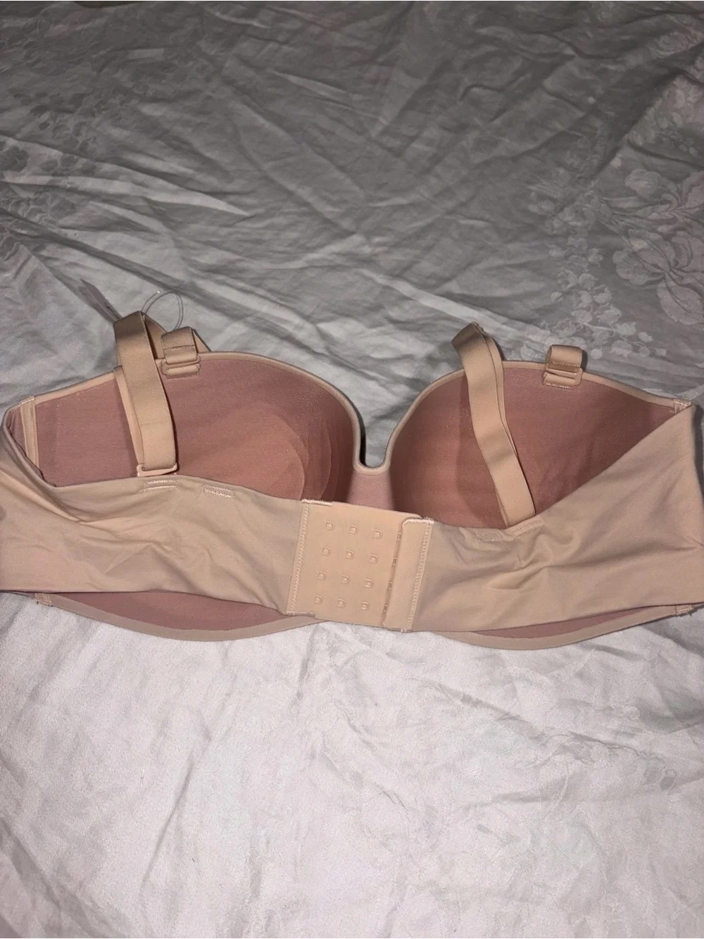 NWT Soma Enbliss stay put Strapless Bra in Pale Sand Tan Size 38C
